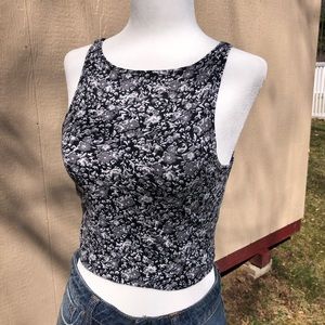 Floral crop top